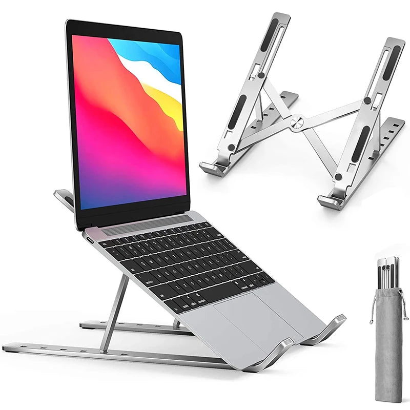 AeroLift Laptop Stand – Adjustable, Foldable & Portable!