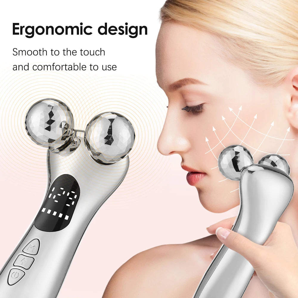 Electric Facial Slimming Roller – Lift, Tone & Glow ✨💆♀️
