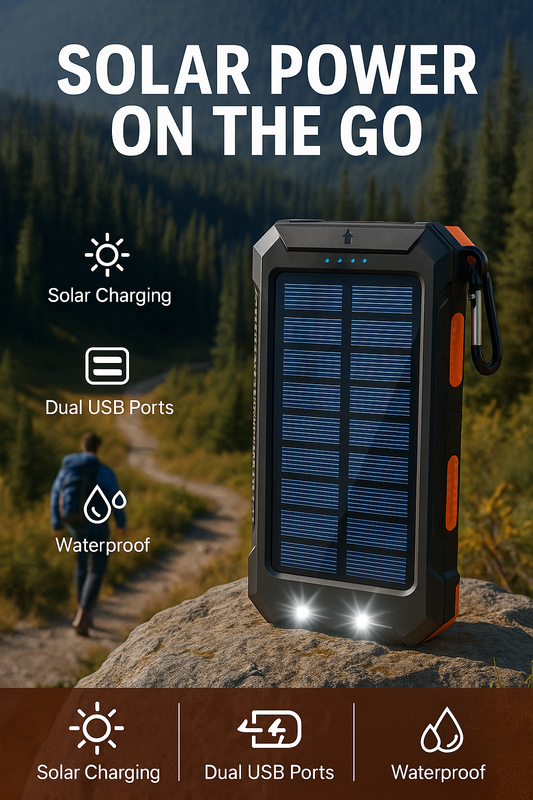 Solar Survival Power Bank – Endlose Energie überall