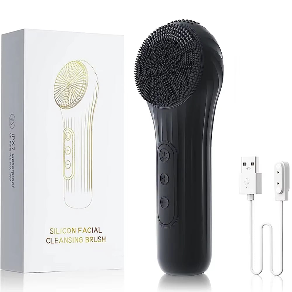 Sonic Facial Cleanser – Waterproof & Rechargeable Brush 🌊✨