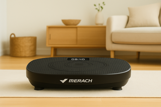 MERACH™ Vibrationsplatte – 3-Gang-Heimtrainer für Fettverbrennung, Muskelaufbau und Körperformung