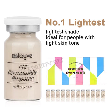 Stayve BB Glow Ampoule Starter Kit – Feuchtigkeitsspendende und aufhellende Serum-Foundation 💧✨