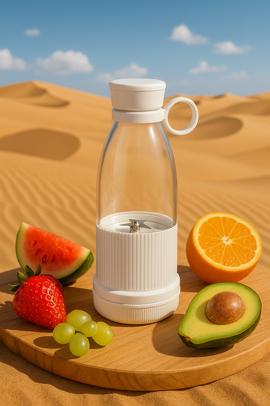 Portable USB Juicer Cup – 6-Blade Mini Blender for Smoothies & Fresh Juice