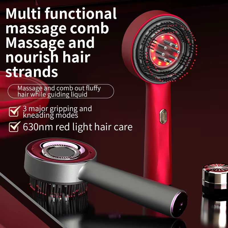 Electric Vibration Massage Comb – Ultimate Scalp & Hair Revitalizer 💆‍♀️💖